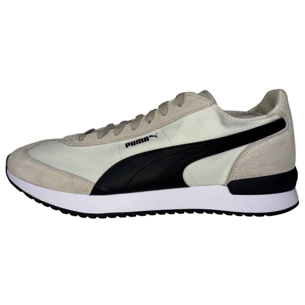 PUMA Mens Size 13 R78 Wind Sneakers Shoes Casual Nylon Lace Up Off-White Tan New